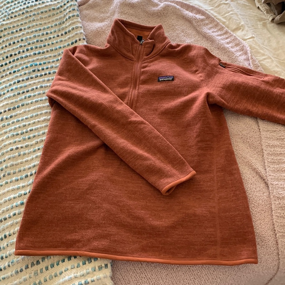 Rust Patagonia half zip